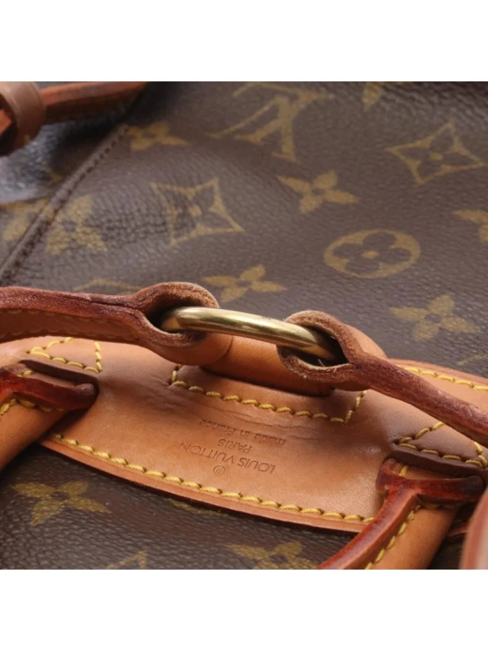Louis Vuitton Backpack Mini Montsouris Canvas Leather